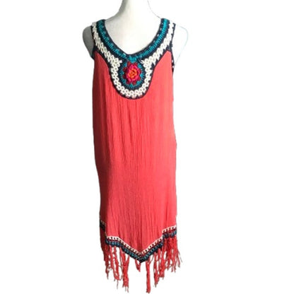 India Boutique Pink Dress Size M - Boho, Festival, Cottagecore