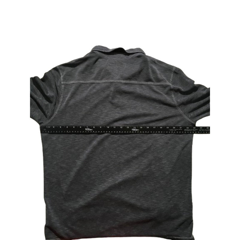 Tommy Bahama Charcoal Gray Polo Size L - Classic, Casual, Relaxed