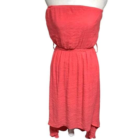 Annabelle Coral Strapless Dress, Size Medium - Boho, Summer, Chic