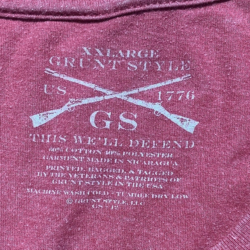 Grunt Style Whiskey Tango Foxtrot Shirt Men’s XXL – Patriotic, Military, Graphic