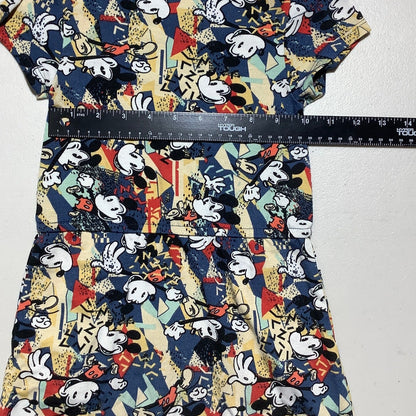 LuLaRoe Disney Mickey Mouse Dress Girls Size 4 — Cartoon, Casual, Cute