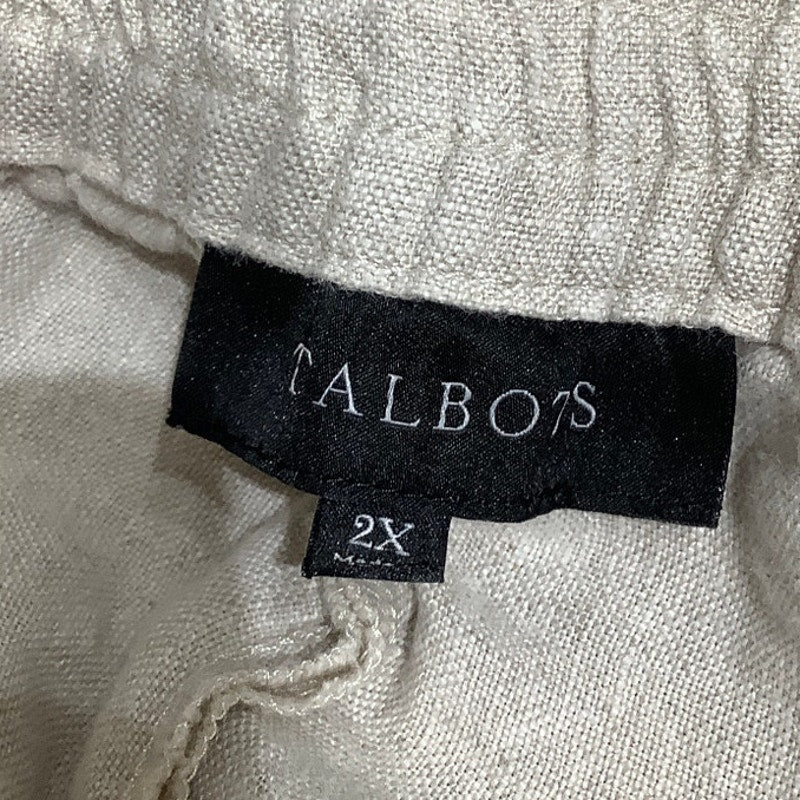 Talbots Women's 100% Linen Pants Size 2XL – Boho, Coastal, Relaxed