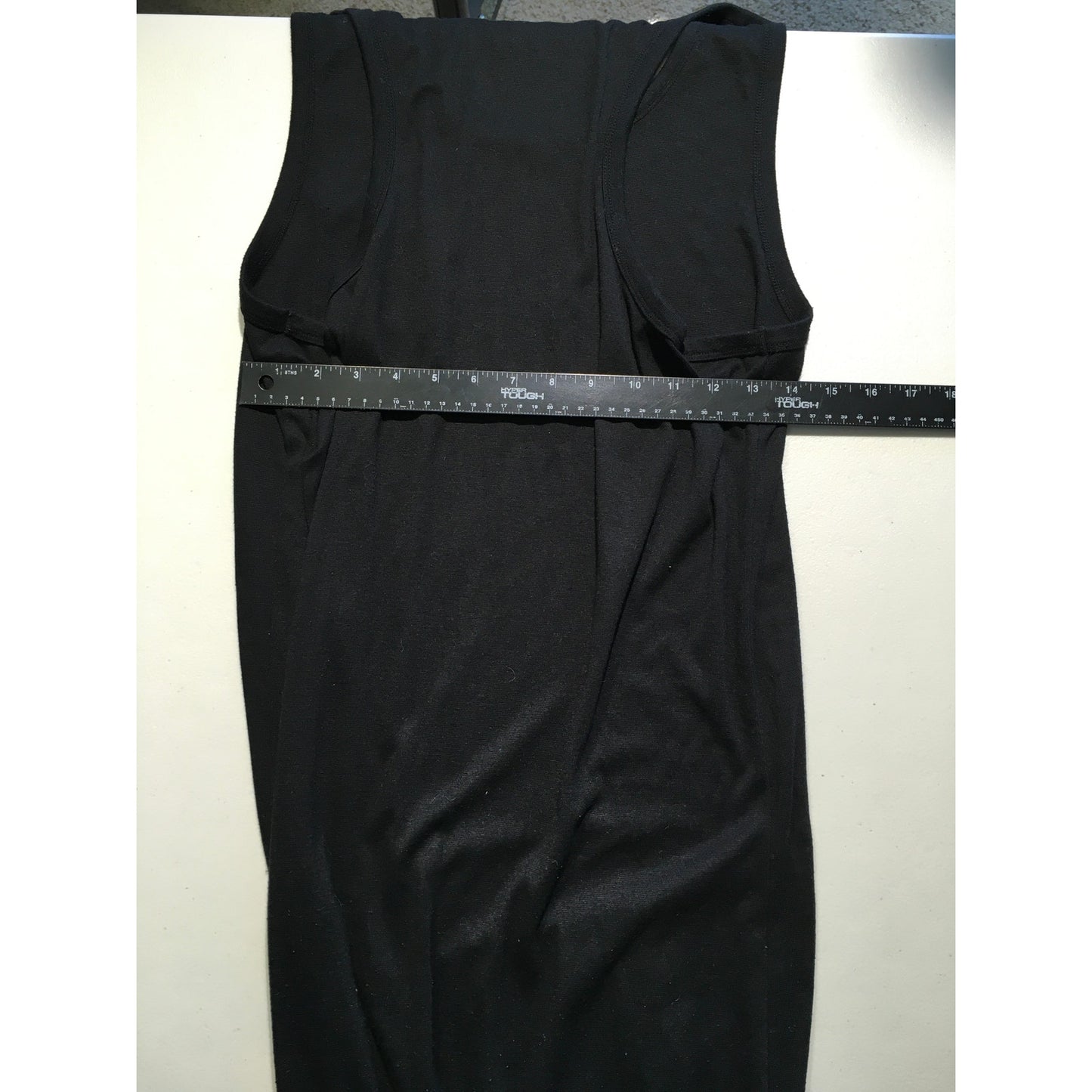 Double Zero Black Maxi Tank Dress Size L - Minimalist, Casual, Athleisure