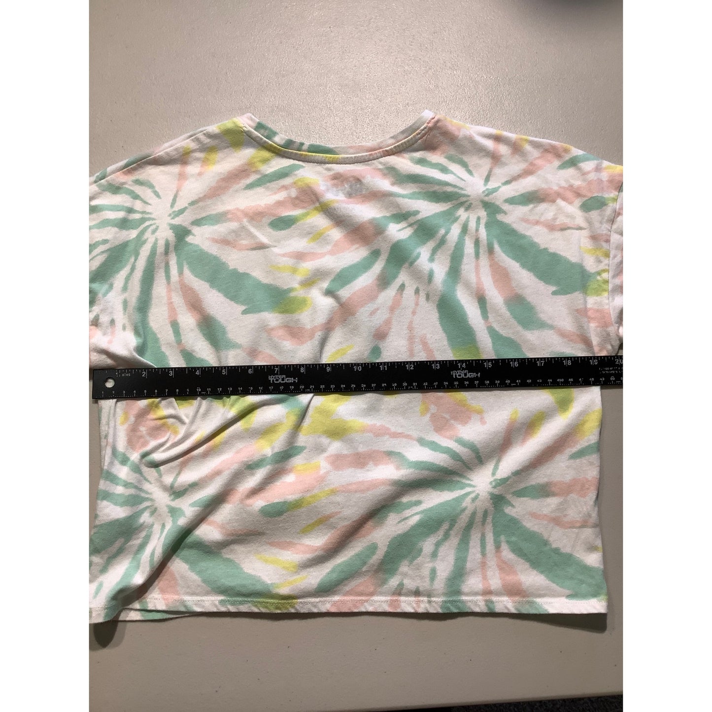 AC/DC Tie-Dye Cropped Tee Size XL 14/16 – Y2K, Baddie, Music Fan