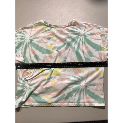 AC/DC Tie-Dye Cropped Tee Size XL 14/16 – Y2K, Baddie, Music Fan