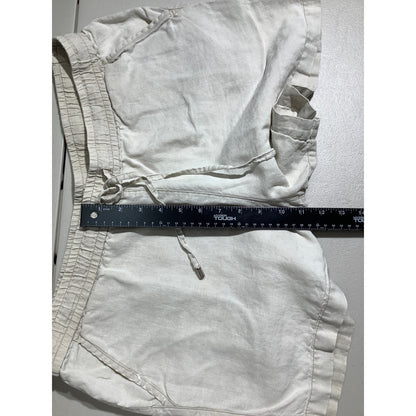 Tommy Bahama Linen Drawstring Shorts Women’s Size L — Coastal, Resort, Casual