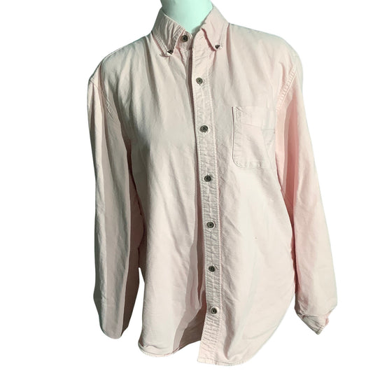 J.Crew Light Pink Slim Untucked Shirt Men’s M — Preppy, Coastal, Classic