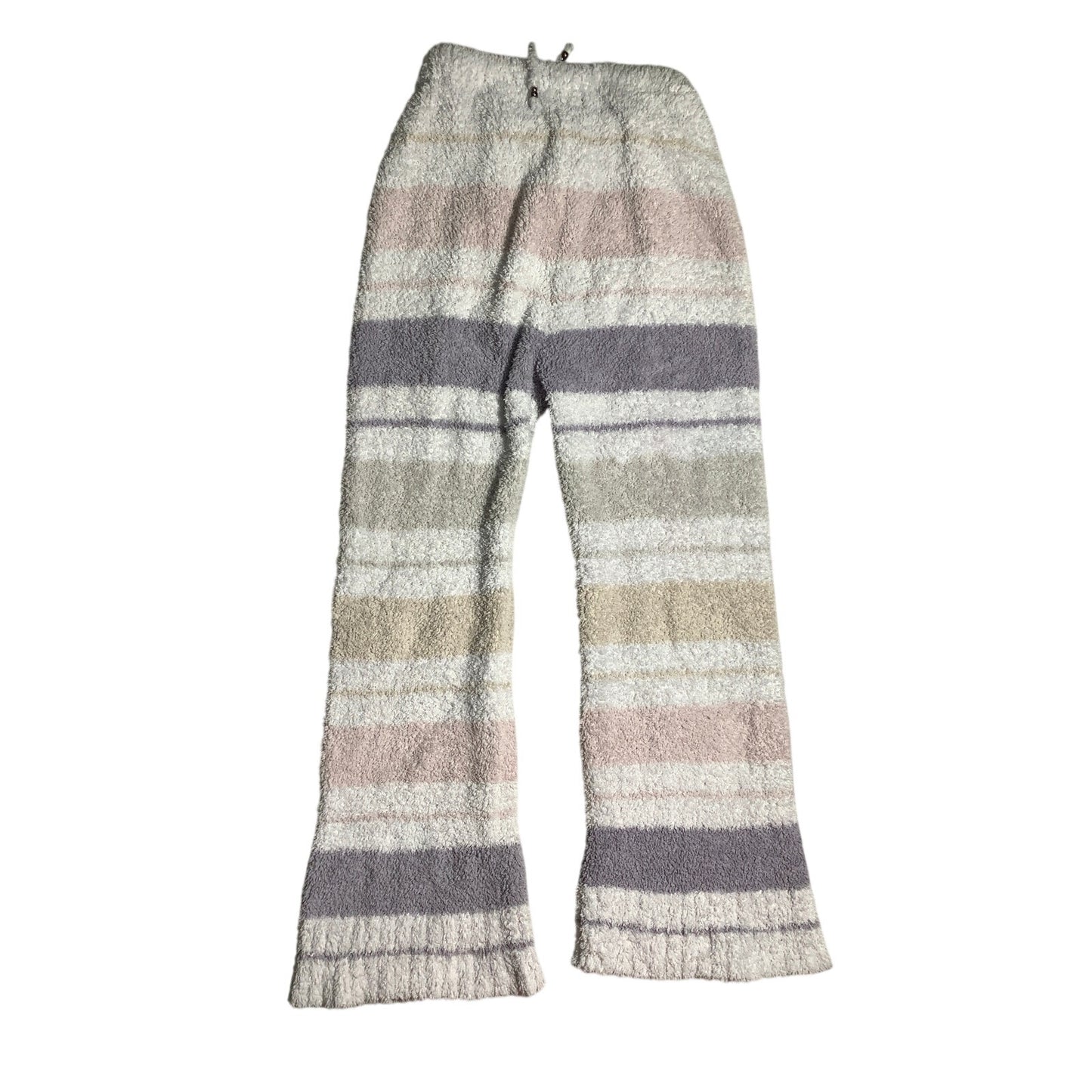 POL Plush Fuzzy Lounge Pants Women S/M — Soft, Cozy, Striped, Relaxed Fit