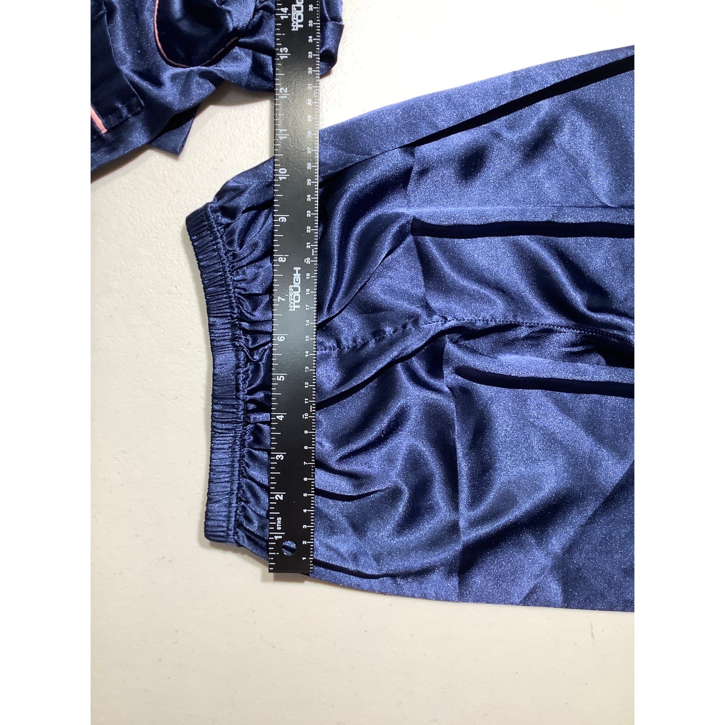 Topgal Satin Pajama Set Girls Size 10 Navy Blue Pink— Sleepwear, Cat Print, Cozy