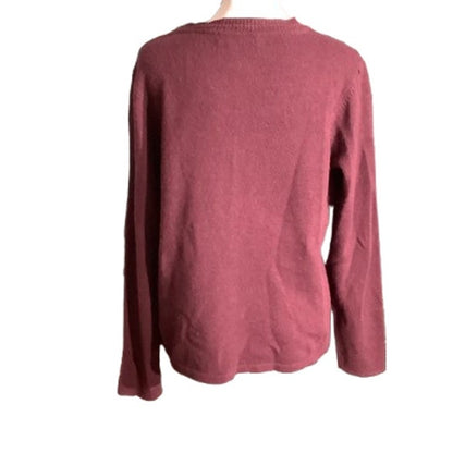 Preston & York V-Neck Sweater Women’s Size M – Soft, Cozy, Classic