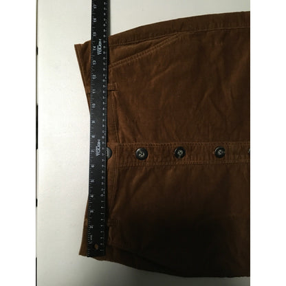 Cabi Women's Brown Skirt with Black Buttons, Size 6 – Elegant, Versatile, Chic