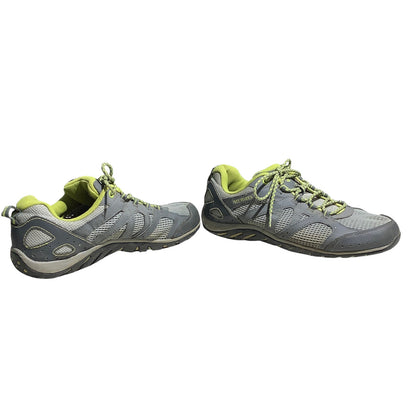 Merrell Gray Green Hiking Trail Shoes Men’s 9 — Outdoor, Trail, Lightweight