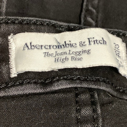 Abercrombie & Fitch Black High-Rise Jean Skinny 32/14R Stylish, Comfy, Versatile