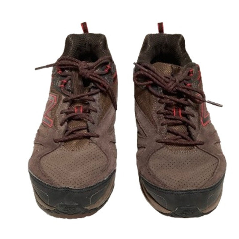 New Balance Men's 9 Brown & Red Trail Running Shoes - Outdoor, Athletic, Comfy