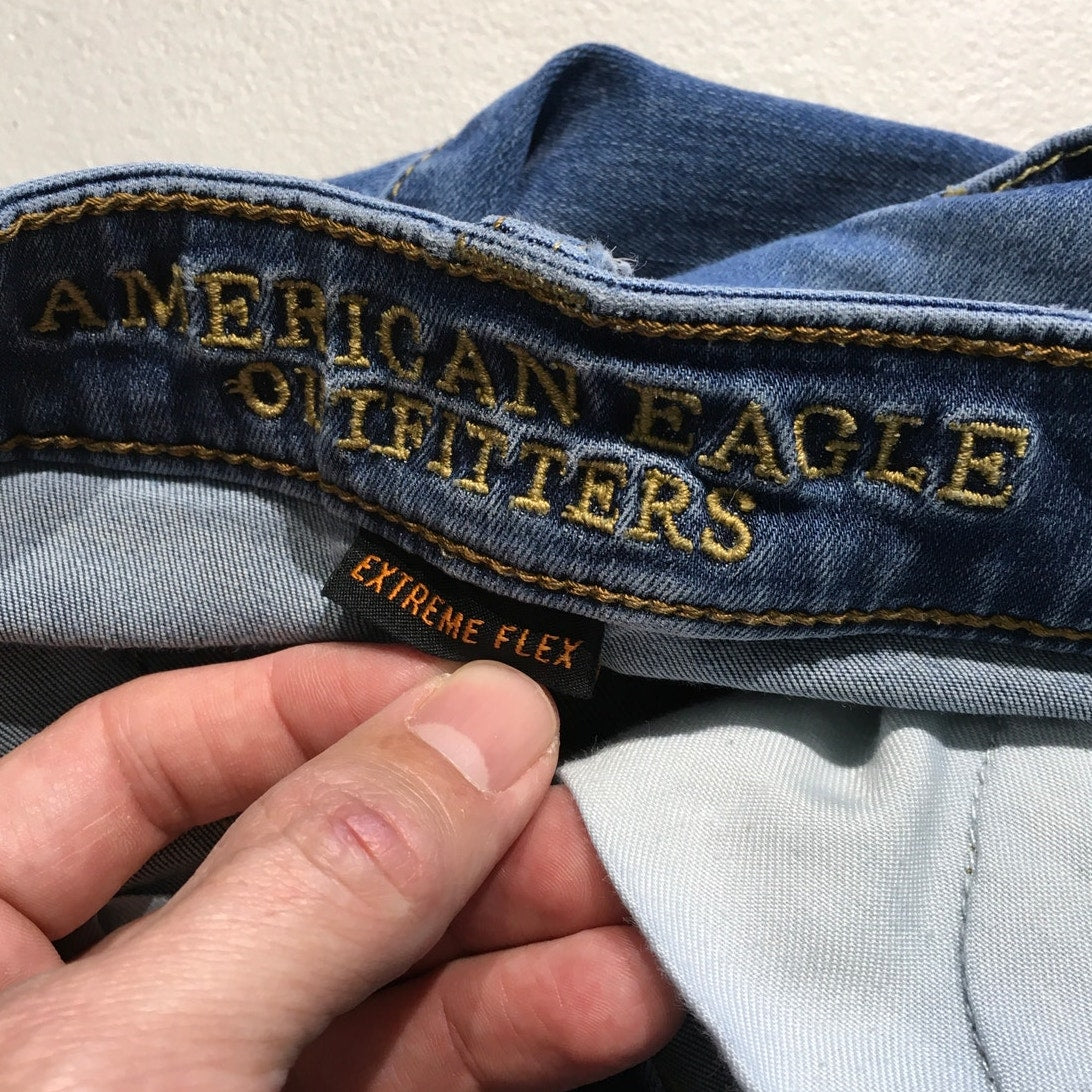 American Eagle Men's Extreme Flex Jeans 29W 30L - Streetwear, Minimalist, Y2K