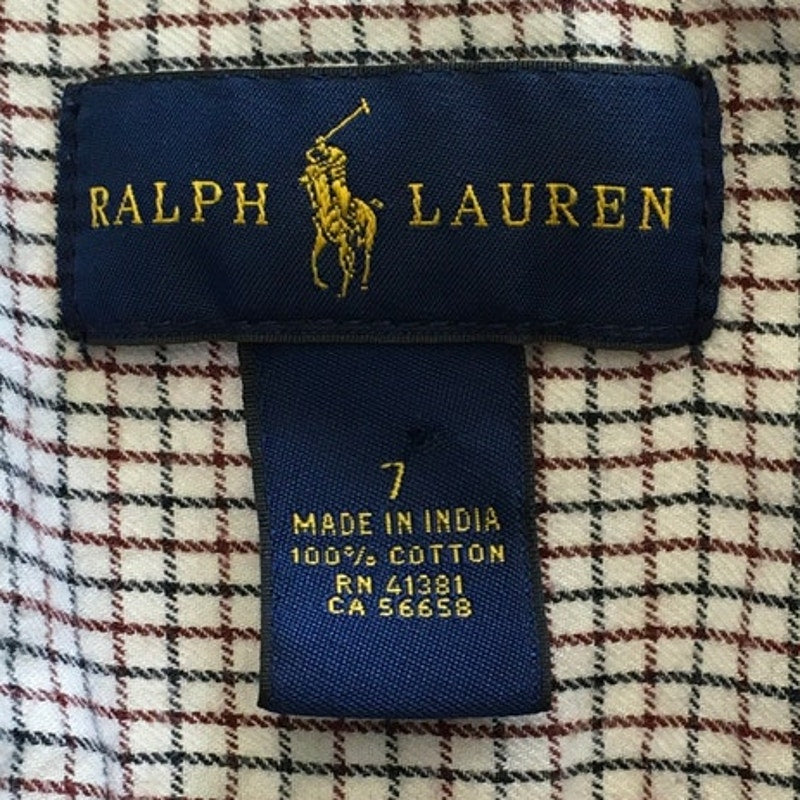Ralph Lauren Boys' Dress Shirt Size 7- Preppy, Classic, Formal
