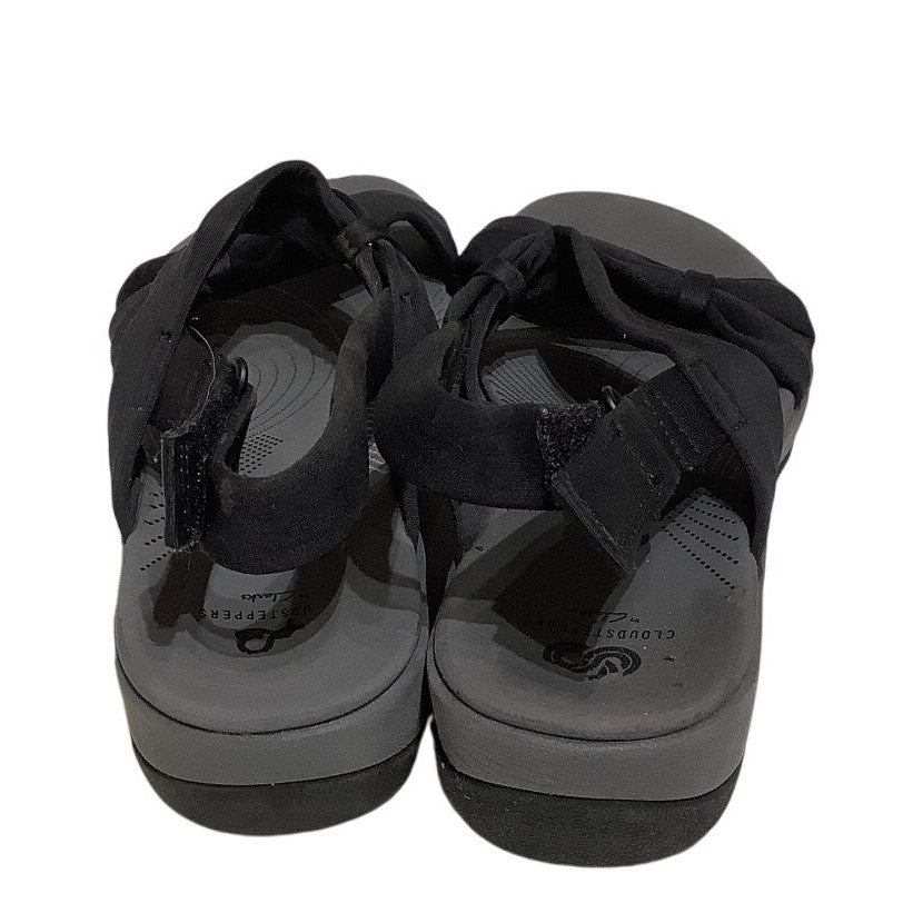 Clarks Cloudsteppers Black Sandals Size 8 - Comfort, Casual, Lightweight