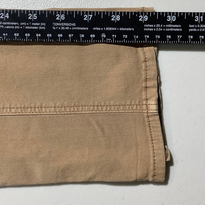 White House Brown Straight Crop Pants Women 4 Long — Mid-Rise, Stretch, Casual