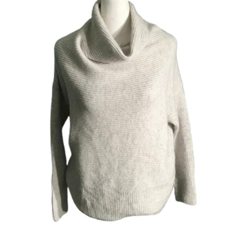 Pure Collection Off-White Cashmere Tunic Size 8/10 - Minimalist, Elegant, Cozy