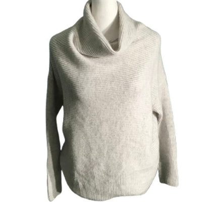 Pure Collection Off-White Cashmere Tunic Size 8/10 - Minimalist, Elegant, Cozy