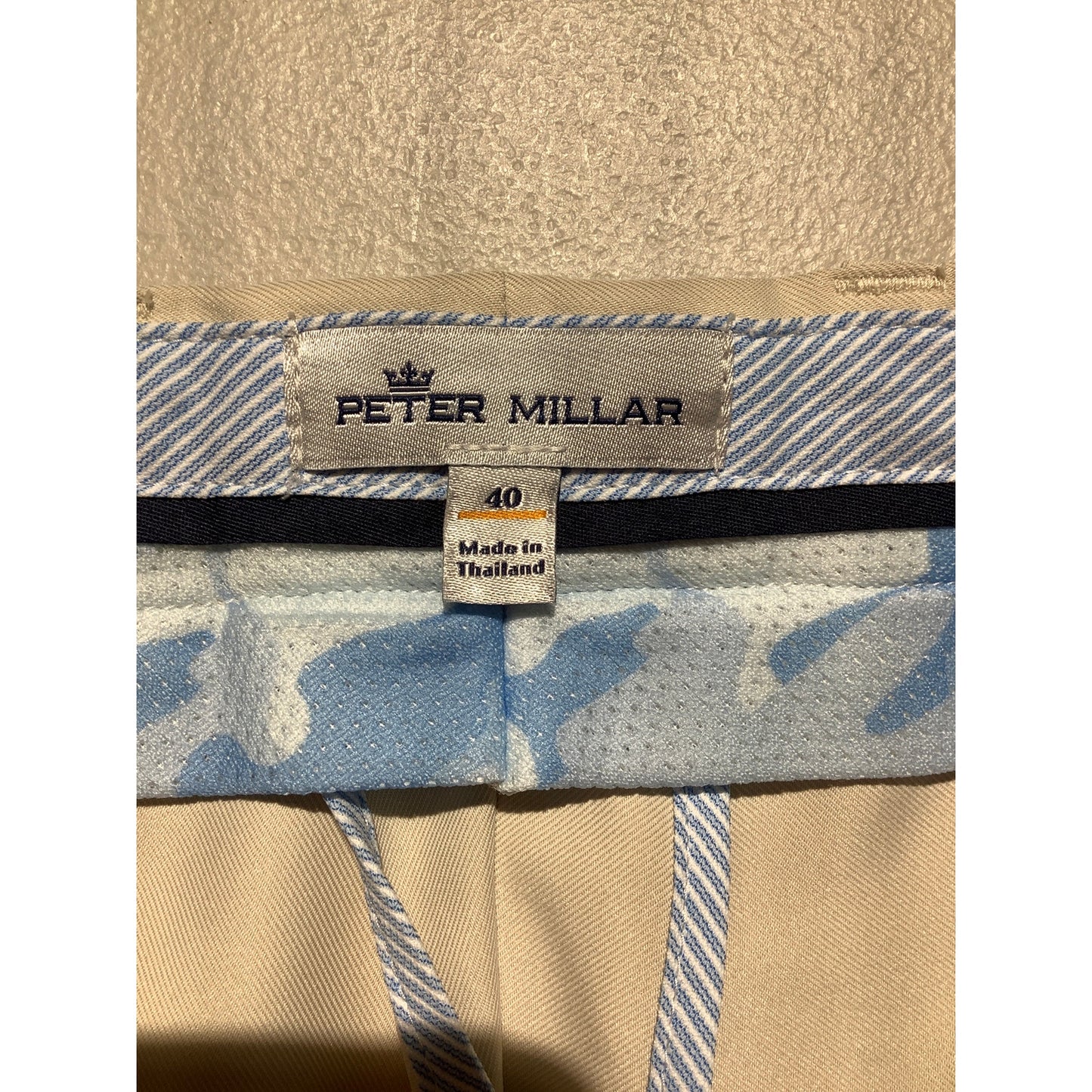 Peter Millar Stretch Chino Shorts Men’s Size 40 — Classic, Golf, Performance