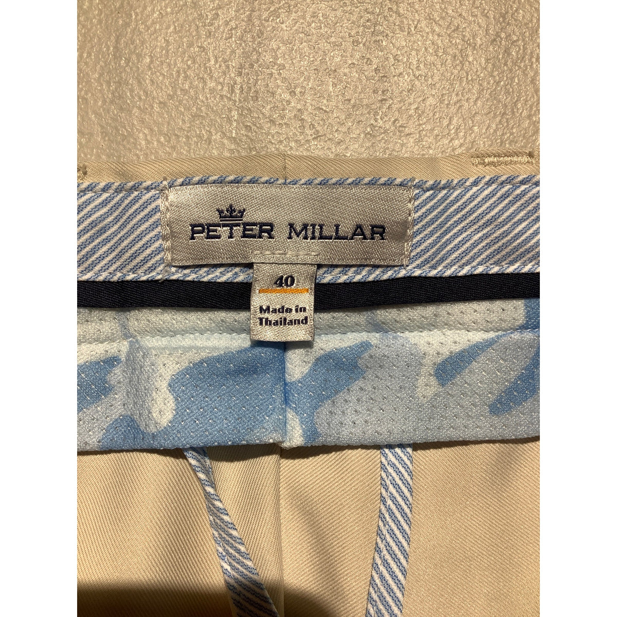 Peter Millar Stretch Chino Shorts Men’s Size 40 — Classic, Golf, Performance