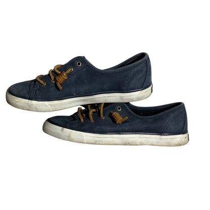 Sperry Top-Sider Leather Boat Shoes Women’s 8M — Barrel Tie, Casual, Nautical