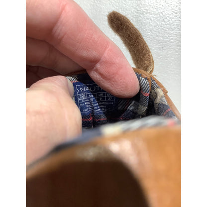 Nautica Berrian Sneakers, Brown, Infant Size 10 — Casual, Classic, Faux Leather