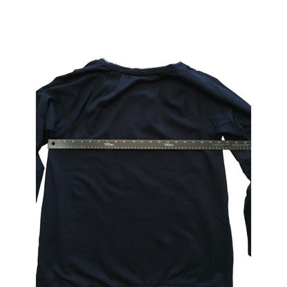 J. Jill Dark Blue Long Sleeve Top Size M - Minimalist, Casual, Chic
