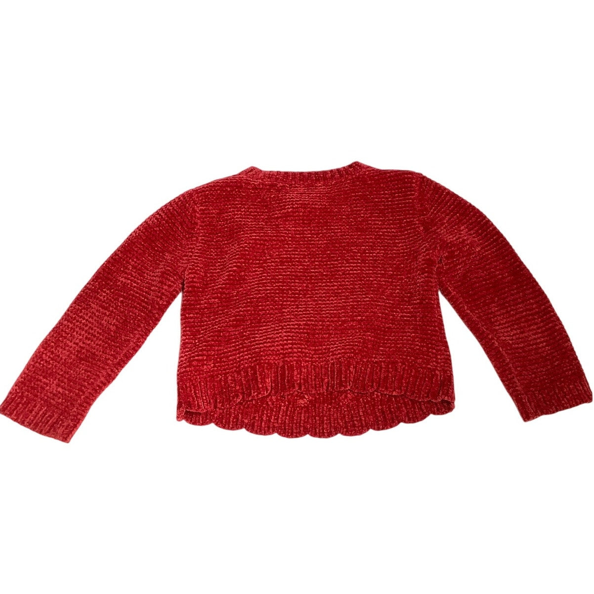 Tommy Bahama Girls' 3T Red Chenille Sweater – Soft, Cozy, Stylish