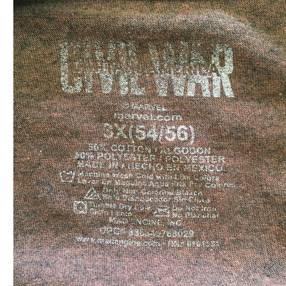 Marvel Captain America vs. Iron Man T-Shirt Size 3X - Retro, Streetwear, Fandom