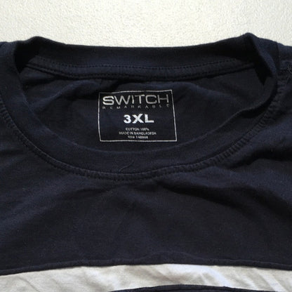 Switch Remarkable Black T-Shirt Size 3XL - Grunge, Streetwear, Edgy, Y2K