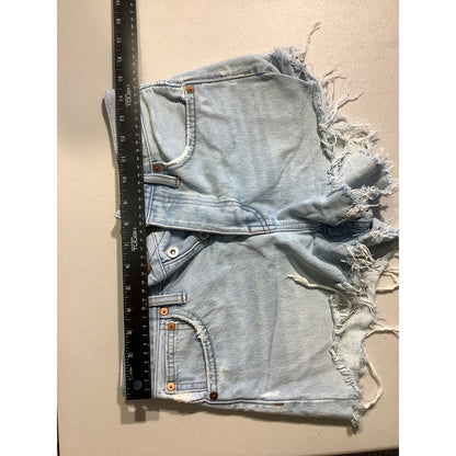 Madewell Relaxed Light Wash Denim Shorts Size 23 – Grunge, Y2K, Streetwear