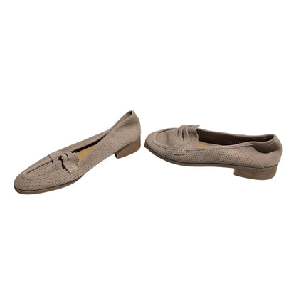 Lucky Brand Perforated Penny Loafers Women Size 10M — Classic, Casual, Preppy