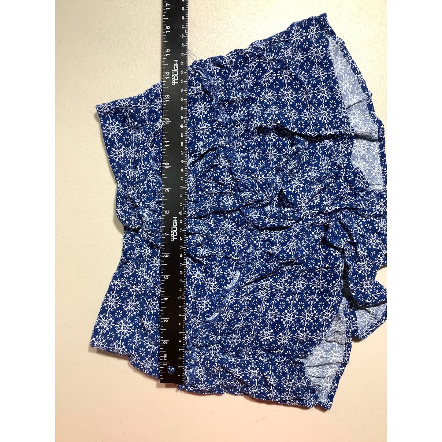 Cotton Candy Paisley Print Ruffled Shorts Women’s Size S— Boho, Festival, Summer
