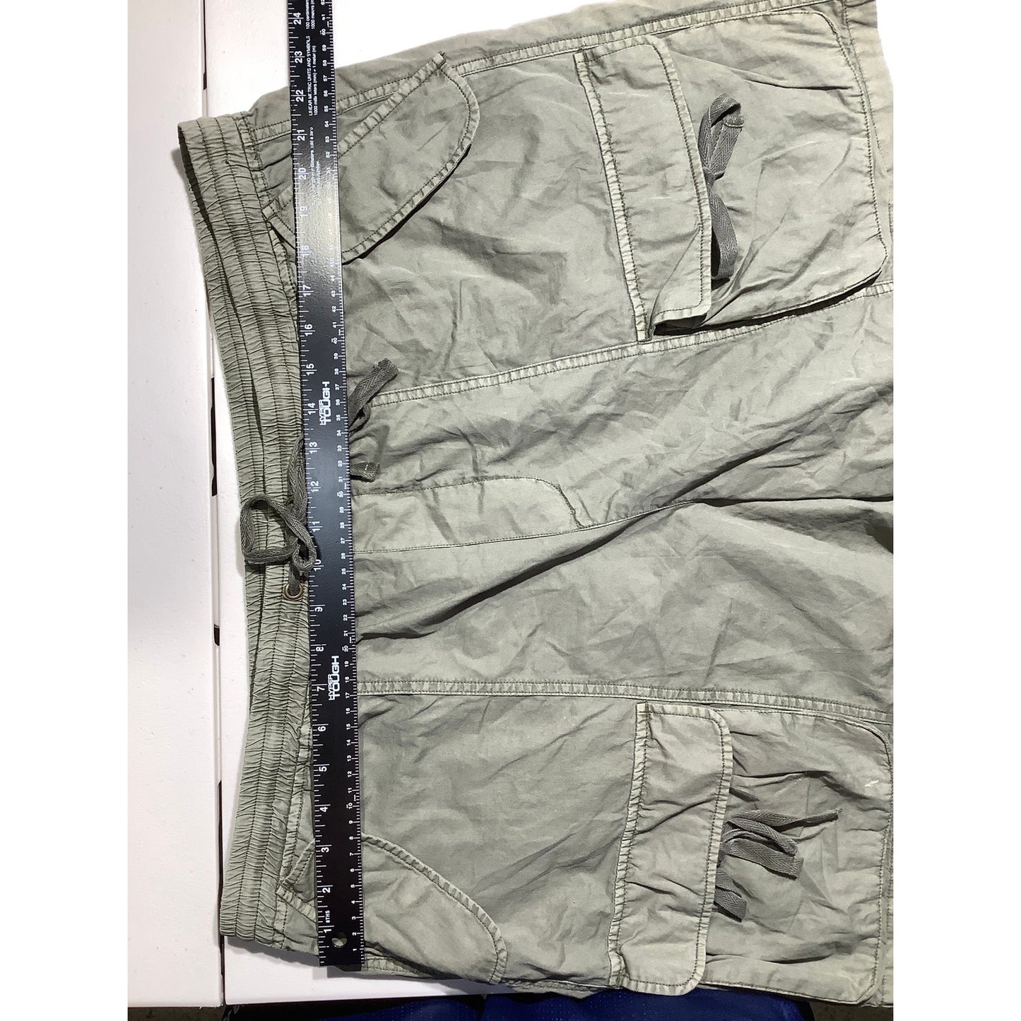 Lucky Brand Cargo Shorts, Olive Green, Women's XL — Utility, Casual, Cotton