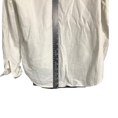 Orvis Linen Blend Button Down Shirt Women’s Medium — Collared, Casual, Coastal