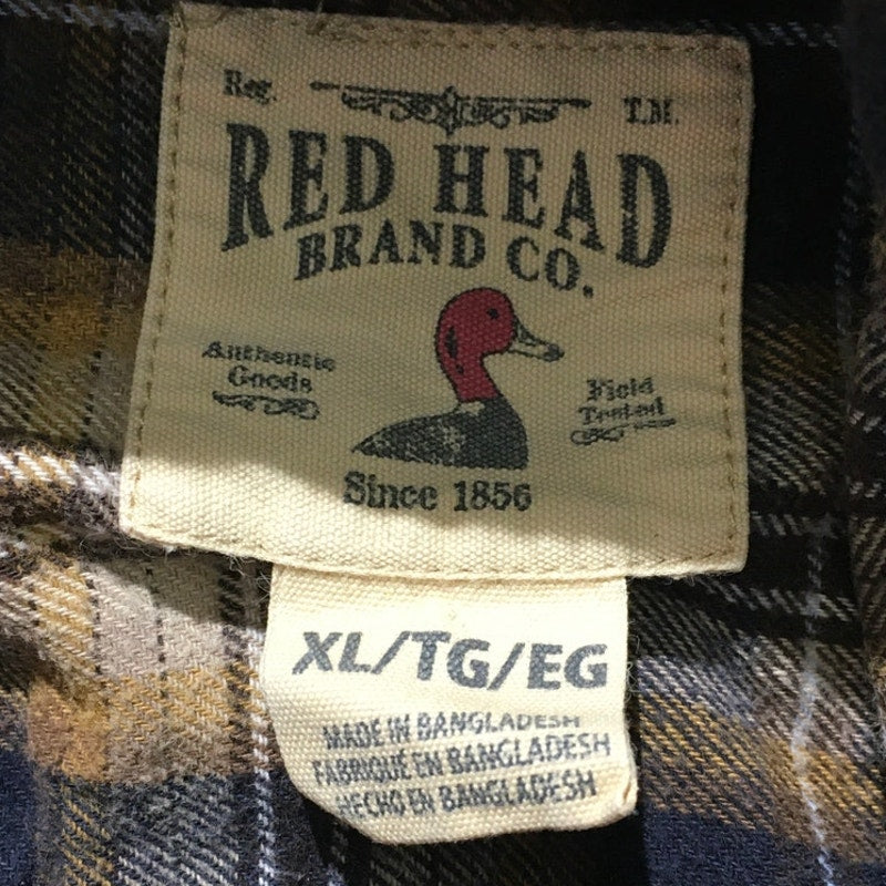 RedHead Brand Co. Plaid Flannel Shirt Size XL - Vintage, Rustic, Outdoors