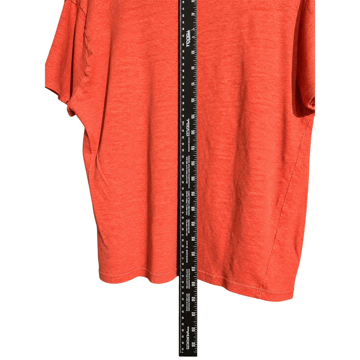 J.Crew Women's M Burnt Orange 100% Linen Relaxed Crewneck T-Shirt