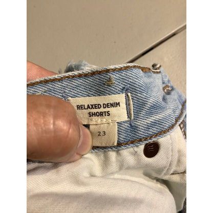 Madewell Relaxed Light Wash Denim Shorts Size 23 – Grunge, Y2K, Streetwear
