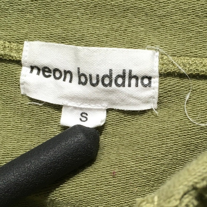 Neon Buddha Olive Green Pullover Size SM - Minimalist, Artsy, Cozy
