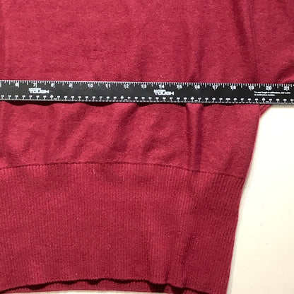 Katherine Kelly Maroon Cashmere Sweater Women’s Size Small - Luxe, Cozy, Elegant