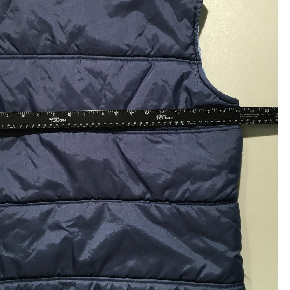 Sears Vintage Navy Puffer Vest Size S - Preppy, Classic, Cozy