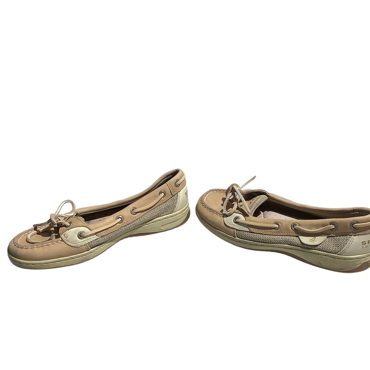 Sperry Angelfish Brown Leather Boat Shoes Women’s 6.5M — Casual, Nautical, Deck