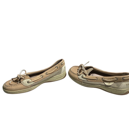 Sperry Angelfish Brown Leather Boat Shoes Women’s 6.5M — Casual, Nautical, Deck