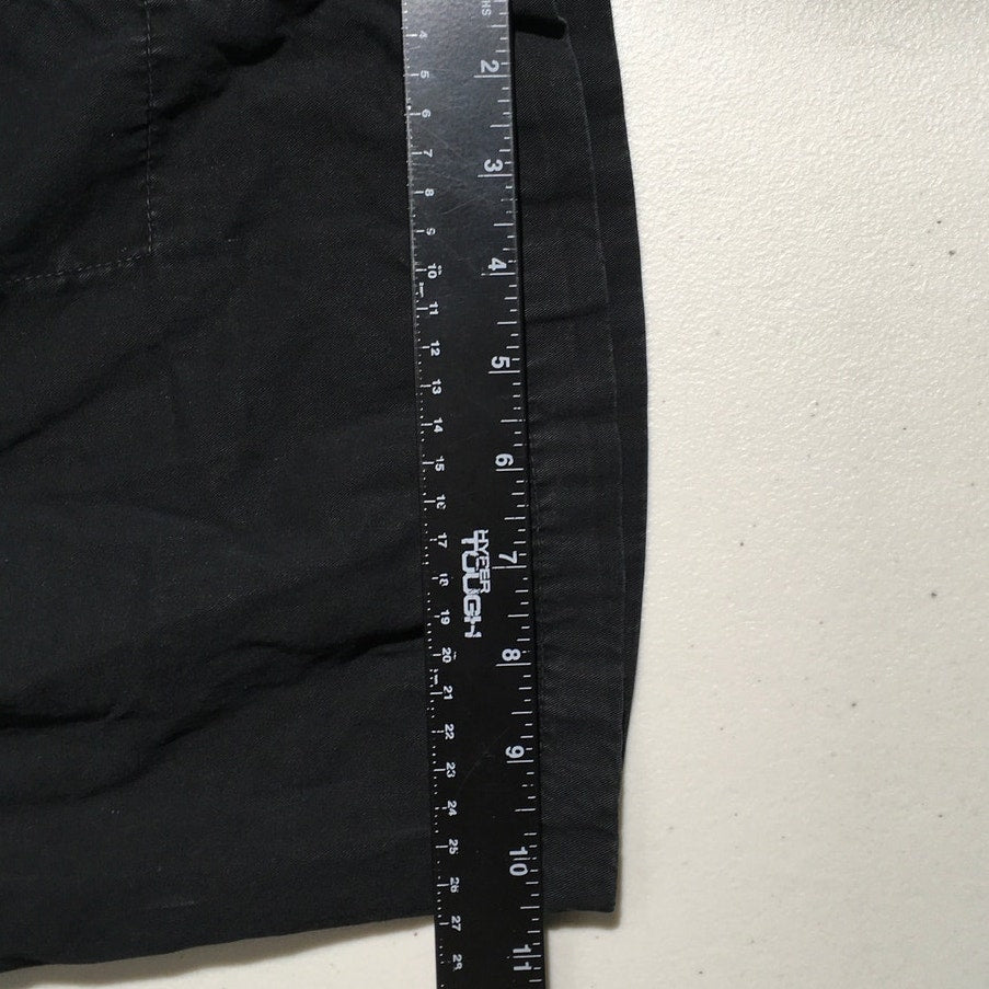 Kilburne Finch Men's Black Cargo Shorts Size 38 - Utility, Streetwear, Casual
