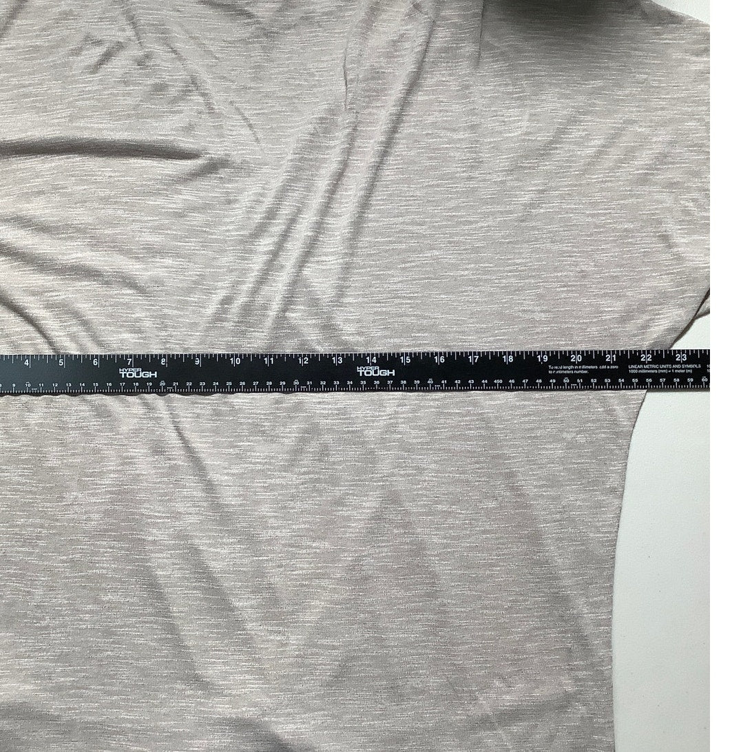 Juicy Couture Light Gray V-Neck Twist Tee Women’s Large – Casual, Relaxed, NWT