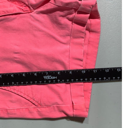 American Eagle Electric Pink Midi Chino Shorts Women’s 6 — Preppy, Y2K, Summer