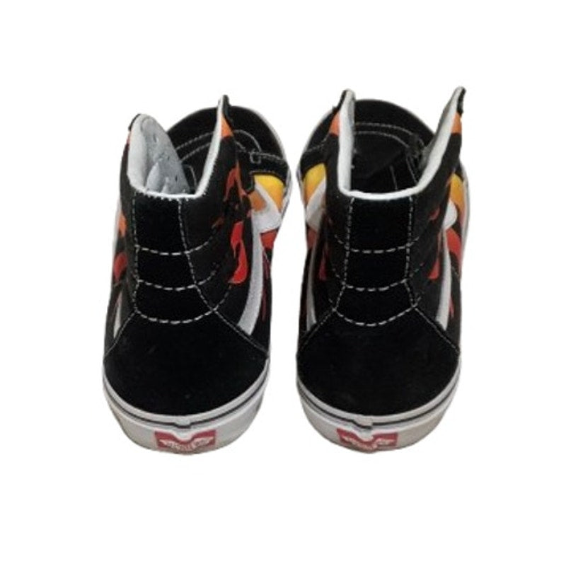 Vans Sk8-Hi Fire Flame High Tops Size 11.5 - Streetwear, Y2K, Skate Style