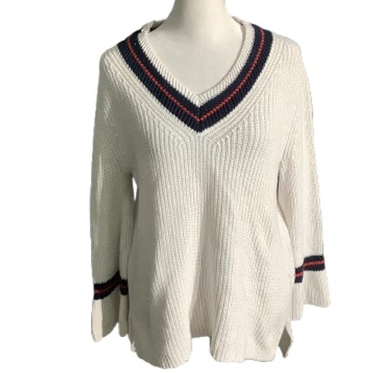 Cabi Ace Pullover Sweater Women’s Size Small – Tennis, Preppy, V-Neck